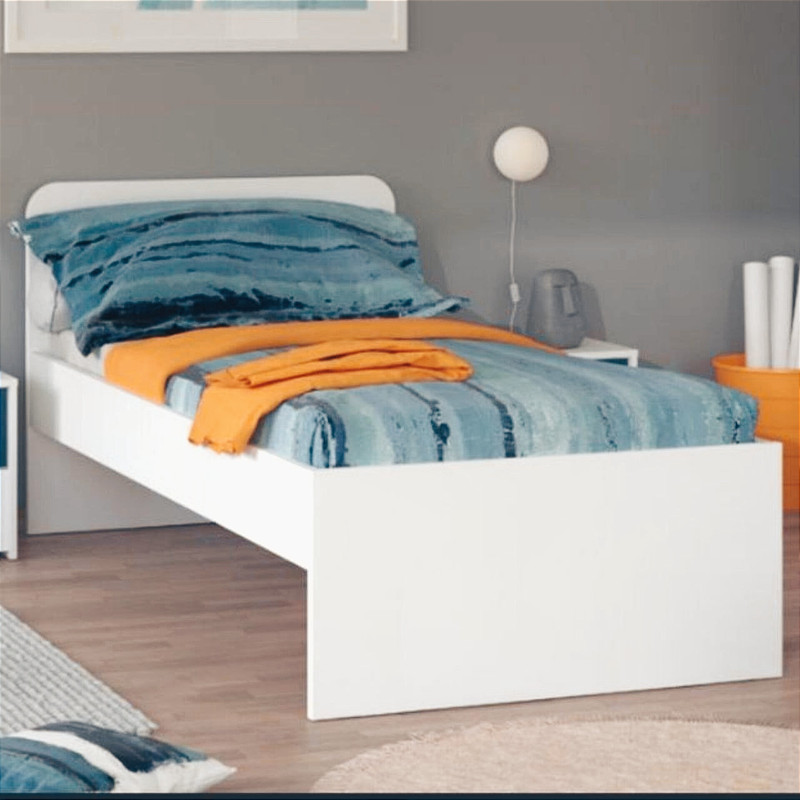 تخت خواب یک نفره مدل H30 سایز 90×200 سانتیمتر کن مدل 401228