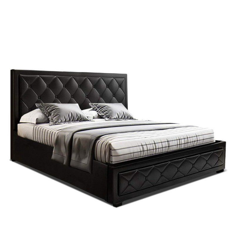 تخت خواب دونفره مدل آندیا سایز 160×200 سانتی متر کن مدل 401080