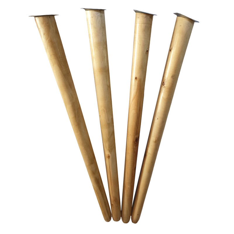 پایه میز عسلی مدل چوبی مخروطی کد 45-D1 بسته 4 عددی کن مدل 407966