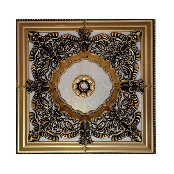 گل سقفی مدل دور لوستری مربع DT90 کن مدل 405555