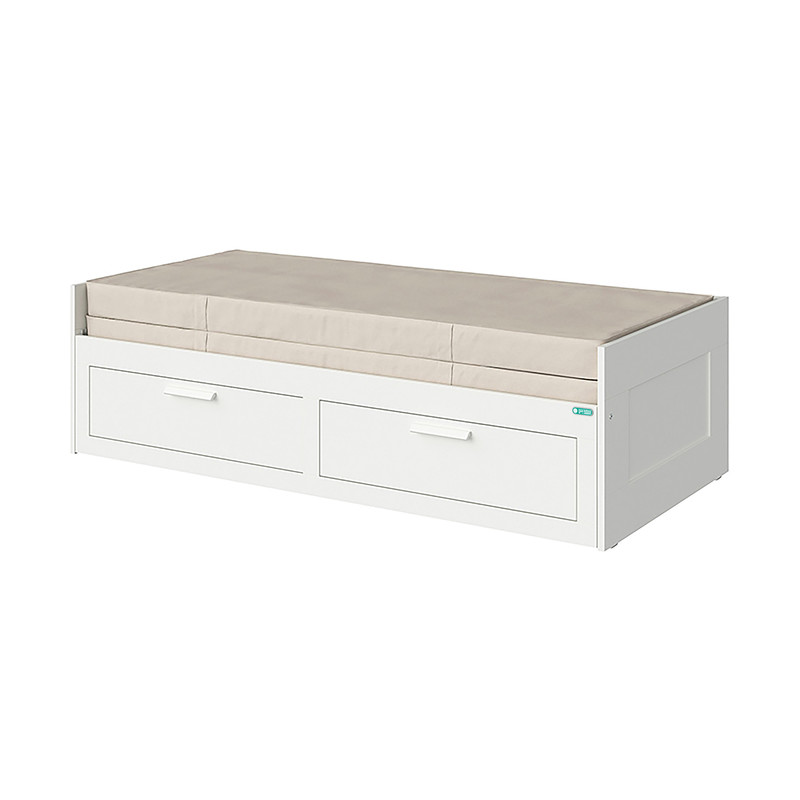 تخت خواب یک نفره اسمردیس مدل R104 - MDF سایز 200x90 سانتی متر کن مدل 401149
