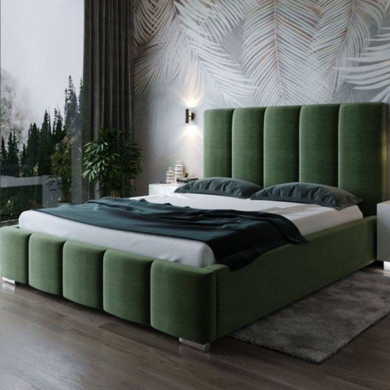 تخت خواب دونفره مدل نازگل سایز 180×200 سانتی متر کن مدل 401111