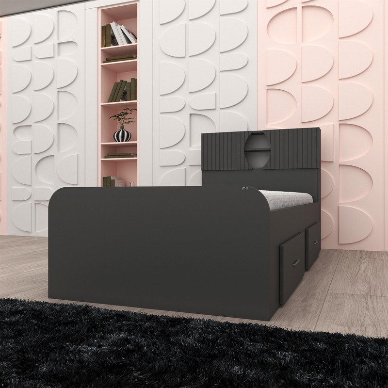 تخت خواب یکنفره اعیان مدل FH514 سایز 90x200 سانتی متر کن مدل 401269
