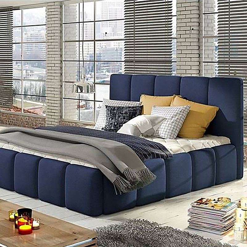 تخت خواب دونفره شاهان دکور مدل ژیوان سایز 200x120 سانتی متر کن مدل 401061