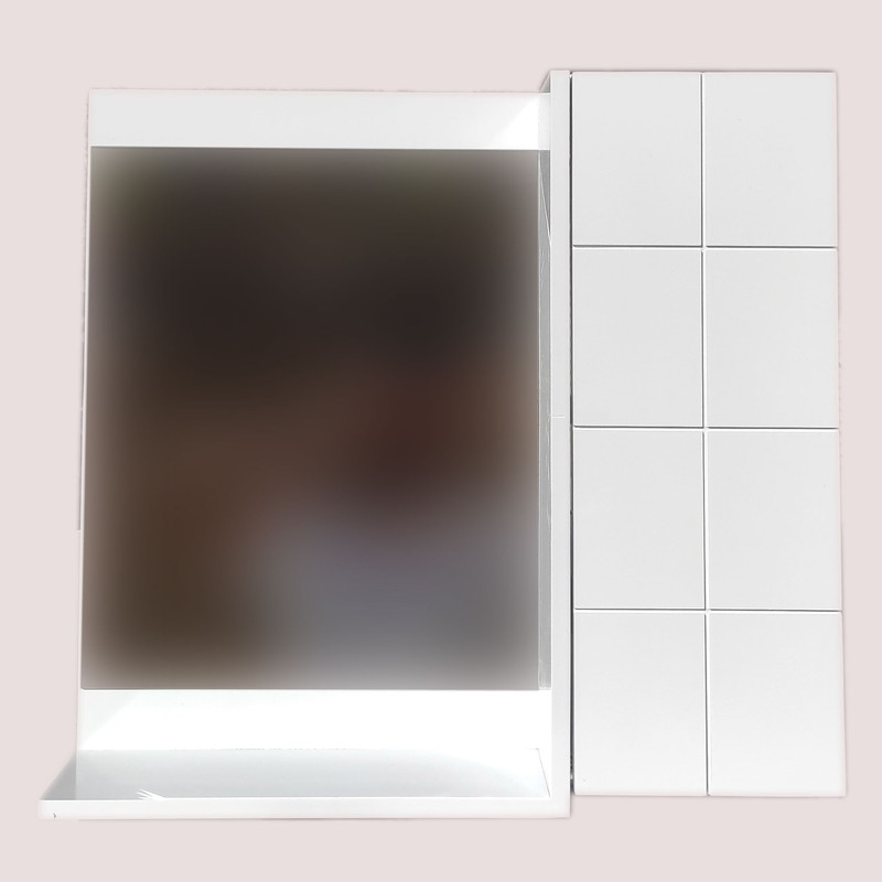 آینه و باکس سرویس بهداشتی مدل مربع کن مدل 405589