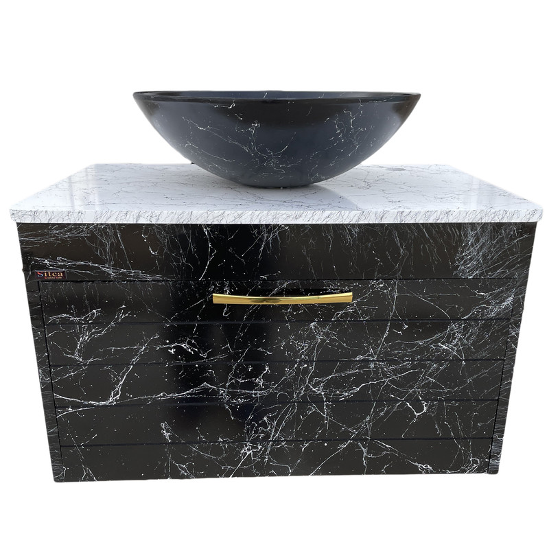 ست کابینت و روشویی سیتکا مدل S-R002 کن مدل 408840