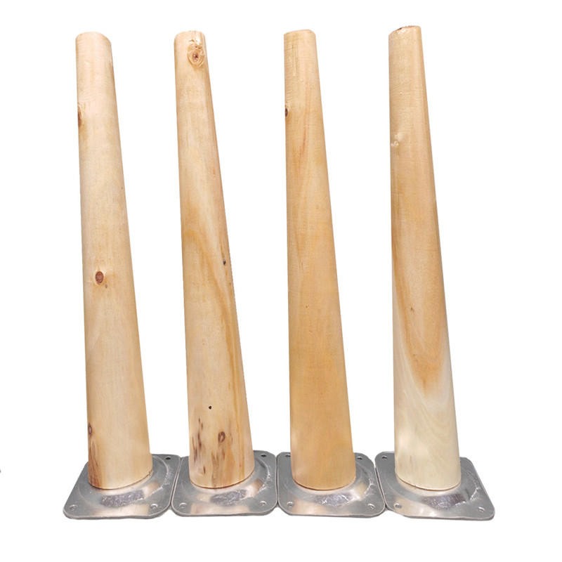 پایه میز مدل چوبی مخروطی کد 40-D1 بسته 4 عددی کن مدل 407975