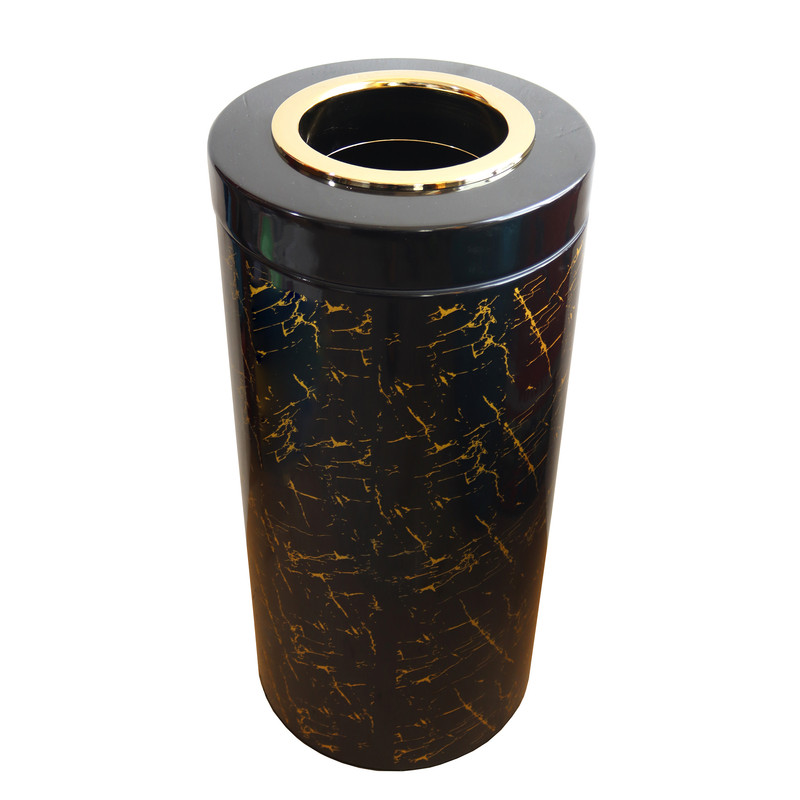 سطل زباله بهاز کالا مدل استوانه ای کد marbel 45L کن مدل 408601