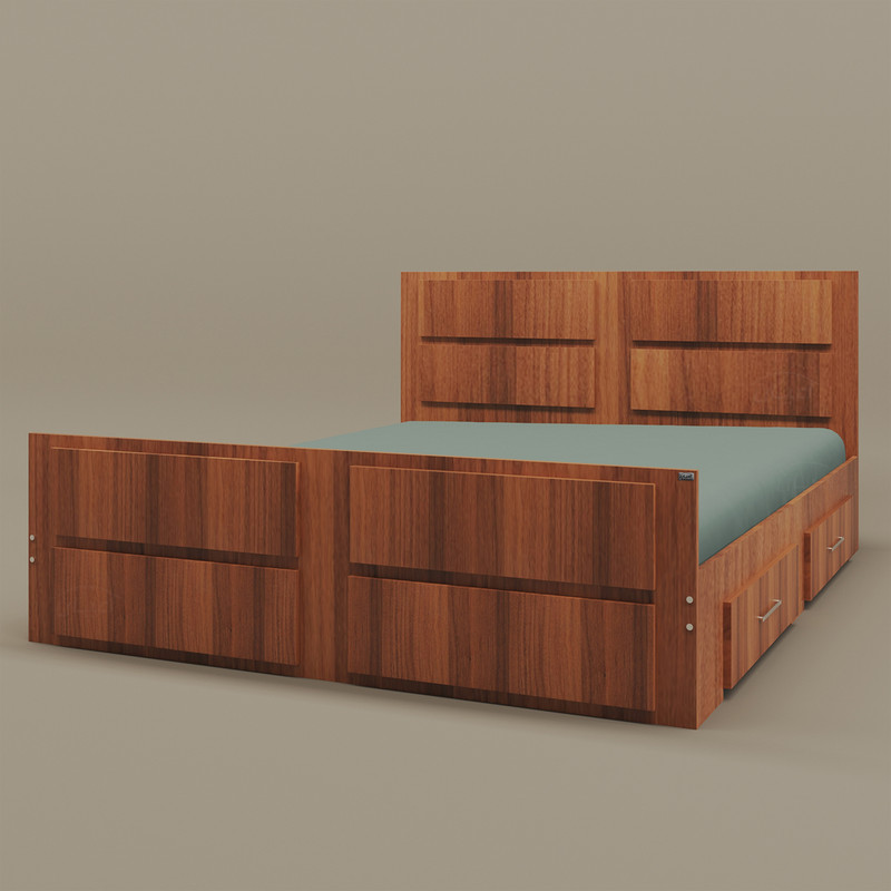 تخت خواب دونفره اعیان مدل FH335 سایز 160x200 سانتی متر کن مدل 401035
