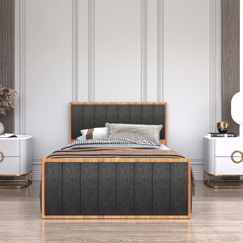 تخت خواب یک نفره اعیان مدل FH851 سایز 120x200 سانتی متر کن مدل 401180
