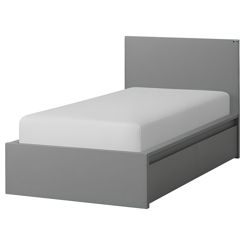 تخت خواب یک نفره اسمردیس مدل R103 سایز 90 × 200 سانتی متر کن مدل 401148