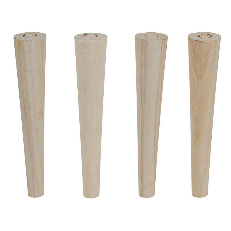 پایه میز مدل چوبی مخروطی کد 45 مجموعه 4 عددی کن مدل 407977