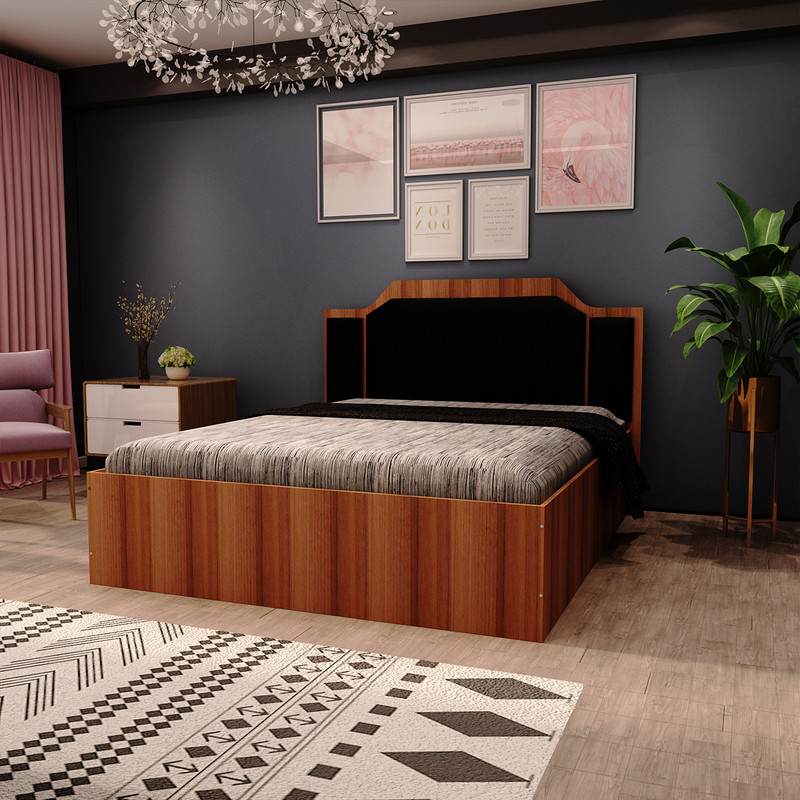 تخت خواب دونفره اعیان مدل FH412 سایز 160x200 سانتی متر کن مدل 401044
