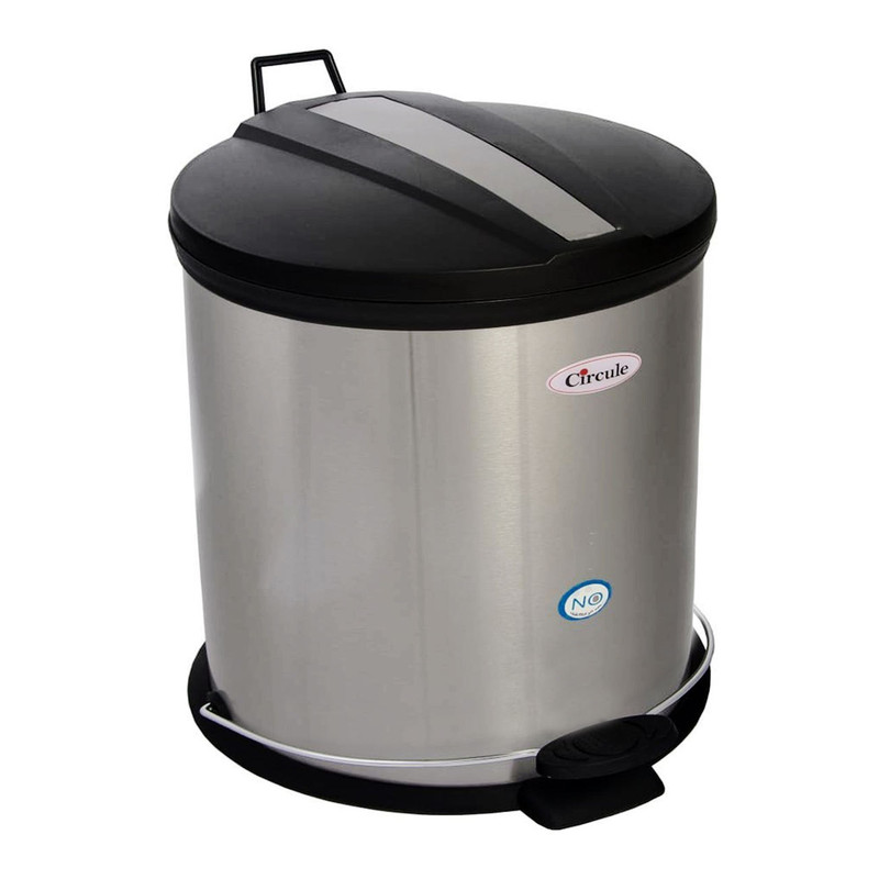 سطل زباله پدالی سرکوله مدل Tripo کد 3 کن مدل 408659