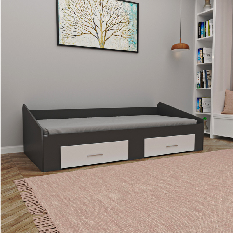 تخت خواب یک نفره اعیان مدل FH613 سایز 80x180 سانتی متر کن مدل 401161