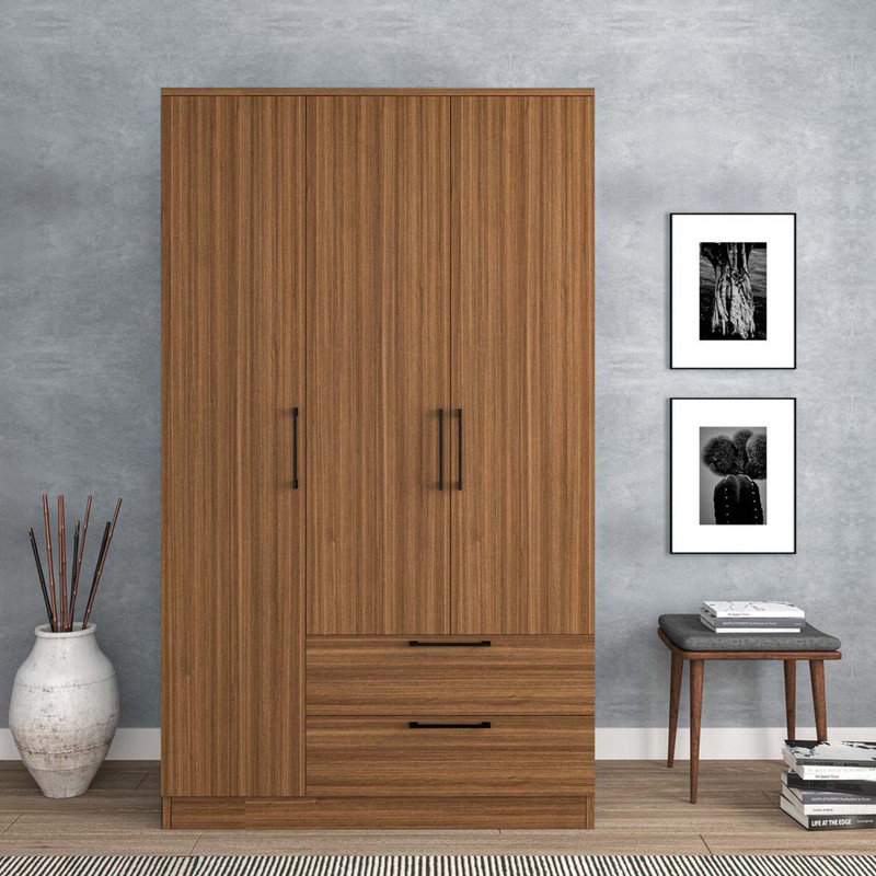 کمد لباس فلفور کابینت مدل MDF-TD10550180 کن مدل 403548