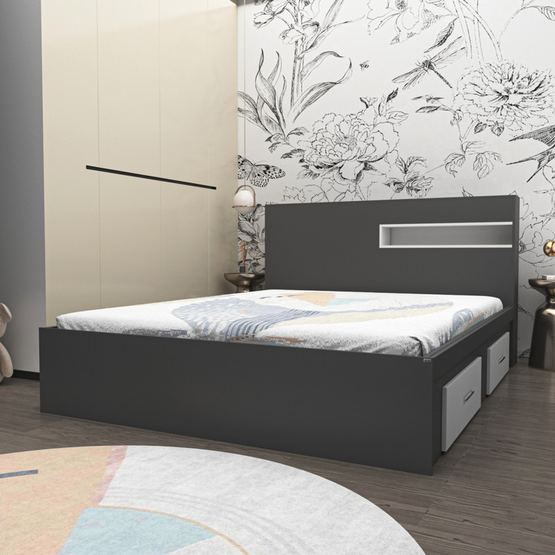 تخت خواب دونفره اعیان مدل FH619 سایز 160x200 سانتی متر کن مدل 401055