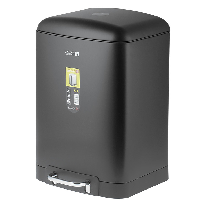 سطل زباله پدالی کنتراست مدل فلت 05 کد 12L کن مدل 408668
