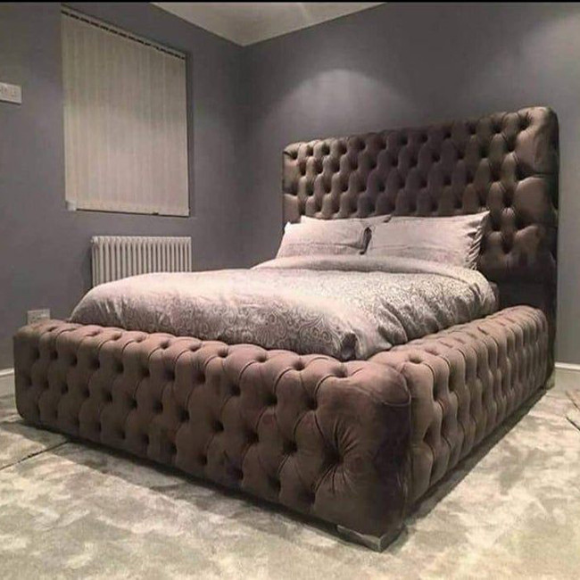 تخت خواب دونفره مدل مرجان سایز 160×200 سانتی متر کن مدل 401107