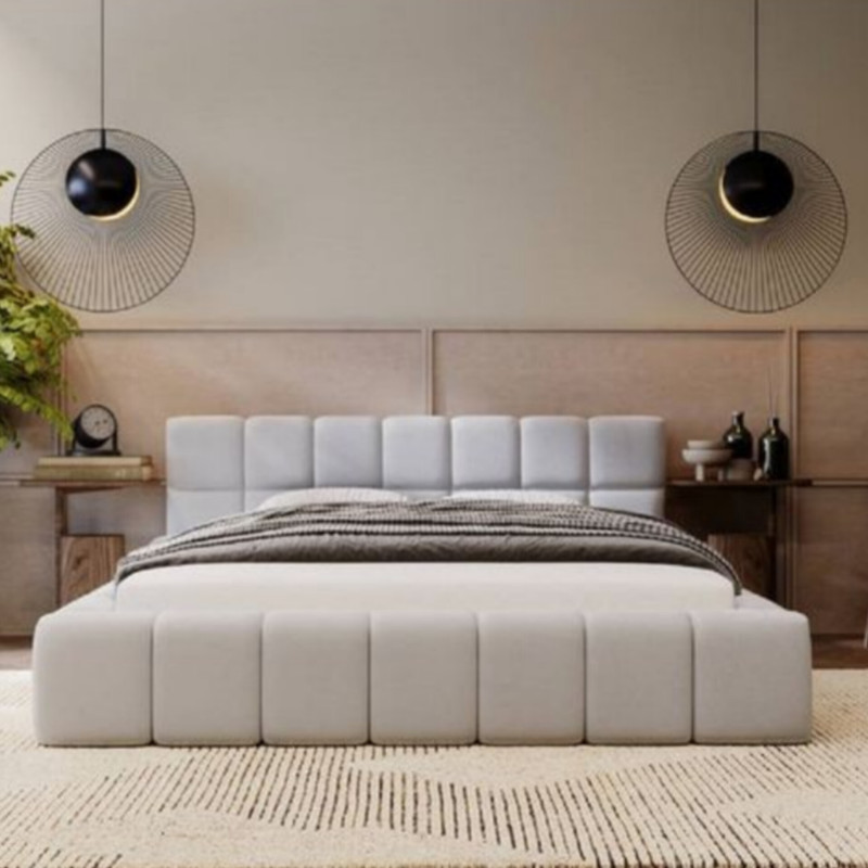 تخت خواب دو نفره مدل 5613 سایز 200x140 سانتی متر کن مدل 401007